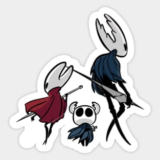 The hollow knight, hornet, and the knight (ver. 2) Sticker